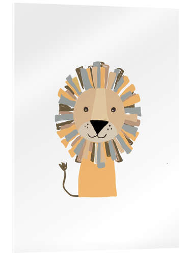 Acrylic print Little lion