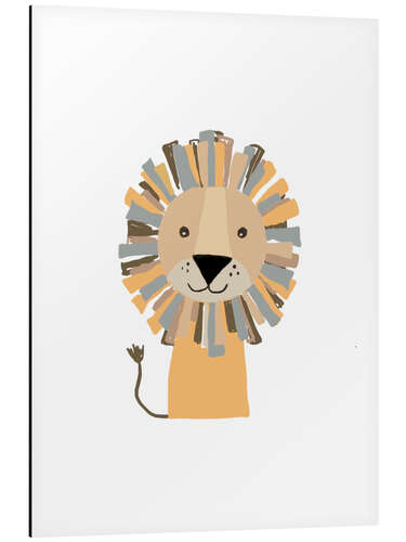 Aluminium print Little lion