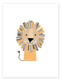 Poster Petit lion