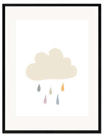 Framed art print Little cloud