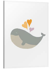 Magnettafel Kleiner Wal