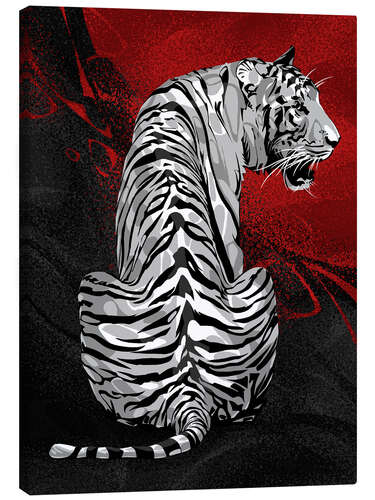 Canvas print White Tiger