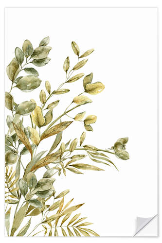 Wall sticker Botanical illustration