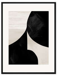 Gerahmter Kunstdruck Night Set I - Dan Hobday