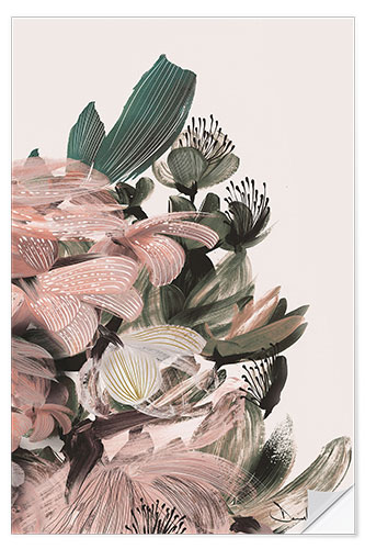Muursticker Blush Bloom