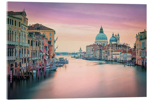 Quadro em acrílico Veneza Rosa