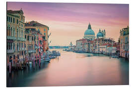 Aluminium print Pink Venice