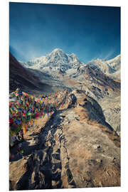 Foam board print Annapurna Base Camp