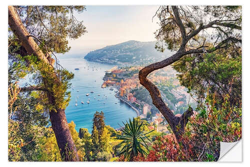 Naklejka na ścianę Villefranche-Sur-Mer