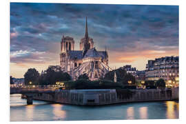 Foam board print Notre-Dame de Paris