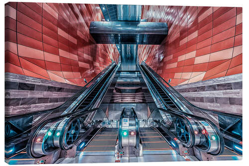 Canvas-taulu Escalator