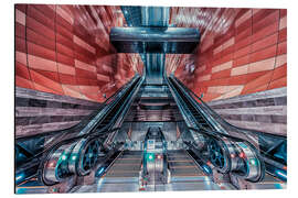 Magnettafel Rolltreppe