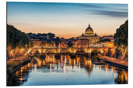 Alumiinitaulu Rome in the evening