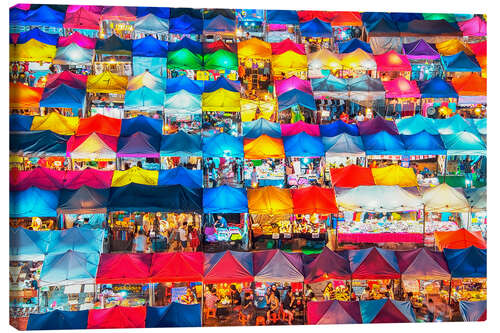 Canvas-taulu Rod Fai Market