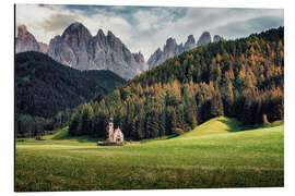 Tableau en aluminium Val Di Funes