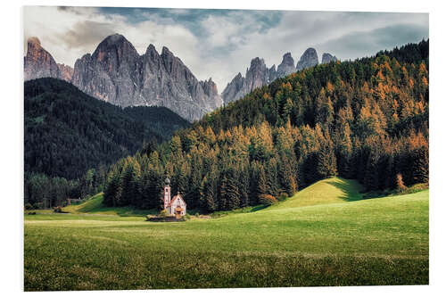 Foam board print Val Di Funes