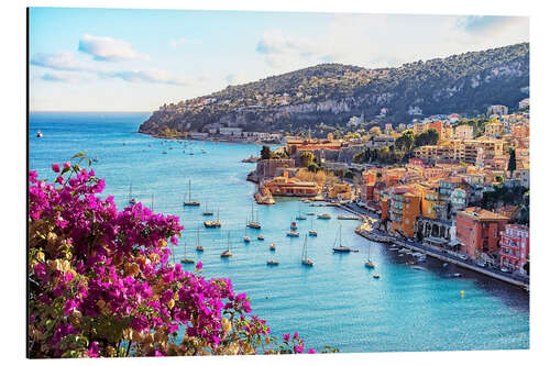 Quadro em alumínio Villefranche sur Mer