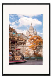 Gerahmter Kunstdruck Montmartre