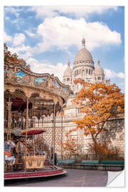 Selvklebende plakat Montmartre