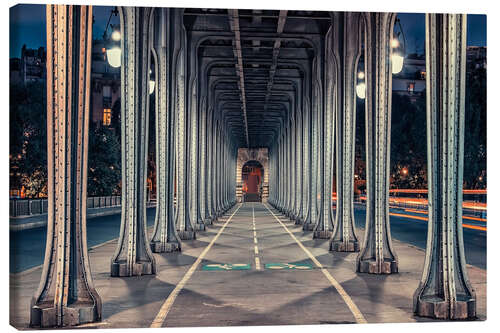 Lerretsbilde Bir-Hakeim Bridge