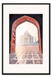 Gerahmter Kunstdruck Morgenlicht