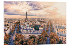 Quadro em PVC Paris a cidade das luzes