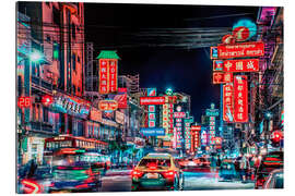 Tableau en plexi-alu Chinatown I