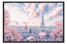 Gerahmter Kunstdruck Französische Kirschblüte