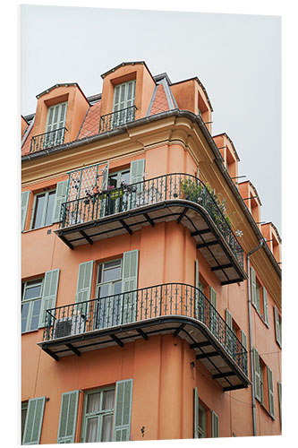 PVC-taulu Colorful Building In Nice, France