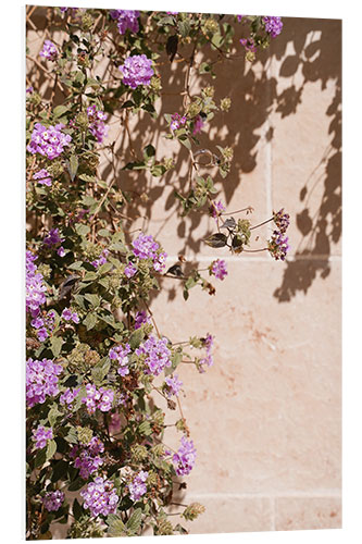 Tableau en PVC Fleurs d'été lilas