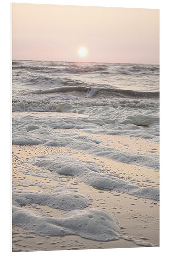 Foam board print Pastel Color Sunset