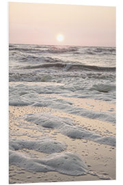 Foam board print Pastel Color Sunset