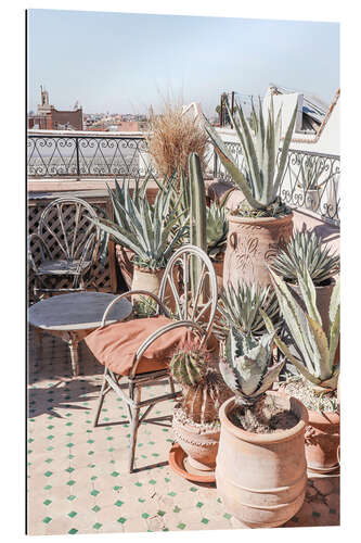 Galleriataulu Tropical Rooftop In Marrakech