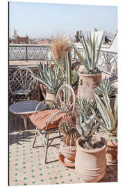 Magnettafel Tropisches Dach in Marrakesch