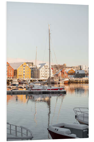 Tableau en PVC Port de Tromso, Norvège