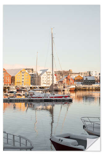 Wandsticker Hafen in Tromsø, Norwegen