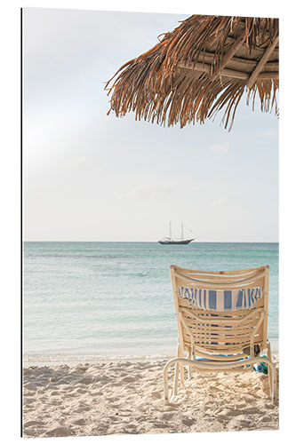 Gallery Print Blick auf den Strand von Aruba