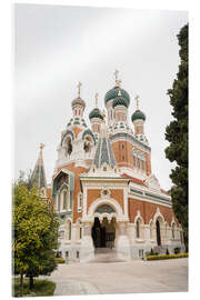 Akrylglastavla Russian Church In Nice, France