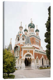 Canvas print Russian Church In Nice, France