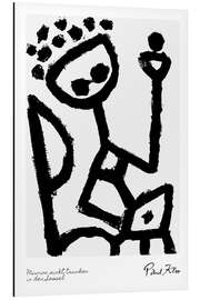Alubild Mumon sinkt trunken in den Sessel - frei nach Klee - Paul Klee