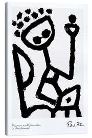 Leinwandbild Mumon sinkt trunken in den Sessel - frei nach Klee - Paul Klee