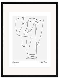 Gerahmter Kunstdruck Engelsam