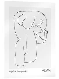 Akrylglastavla Angel in the Kindergarten - Paul Klee