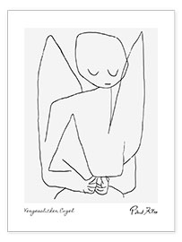Poster  Forgetful Angel - Paul Klee