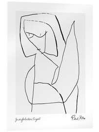 Acrylglasbild  Zweifelnder Engel - Paul Klee