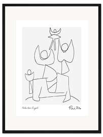 Gerahmter Kunstdruck Fels der Engel