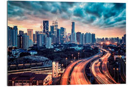 Gallery print Kuala Lumpur Sunset