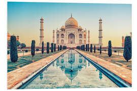 Foam board print Beautiful Taj Mahal