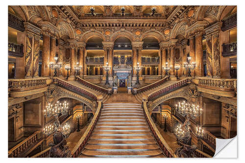 Selvklebende plakat Palais Garnier