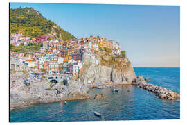 Aluminium print Manarola village